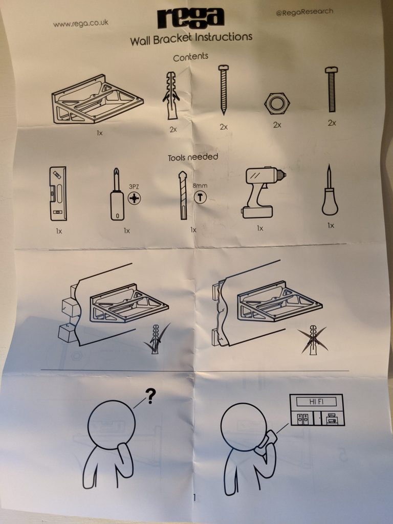 Rega RP10 instructions