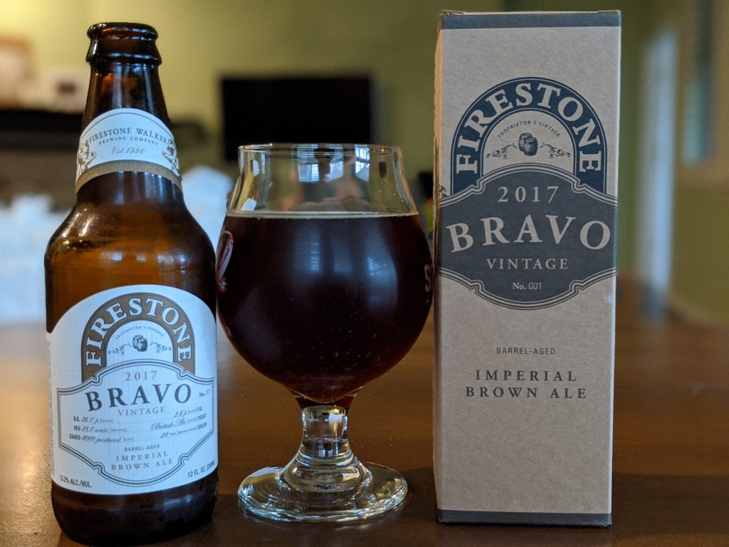 Firestone Walker's Bravo poured in a snifter